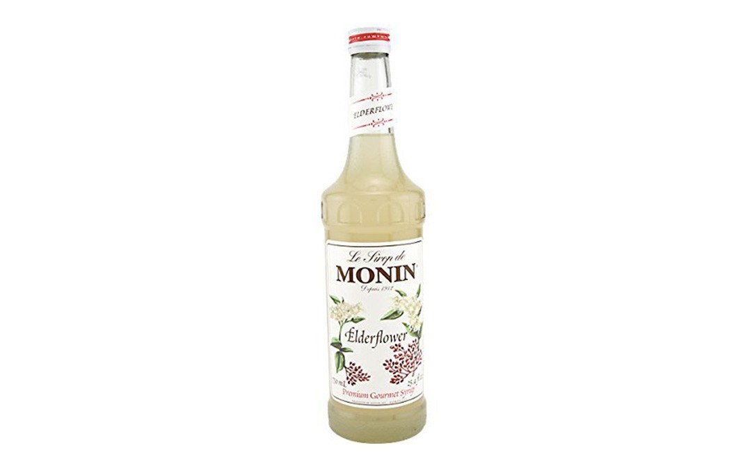 Monin Elderflower Syrup    Glass Bottle  700 millilitre
